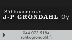 Sähköasennus J-P Gröndahl Oy logo